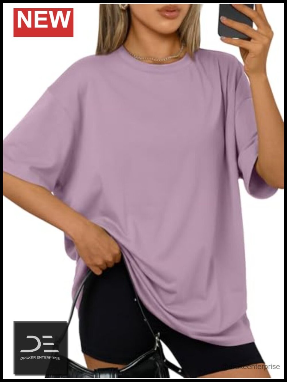 Oversized T-Shirt Short Sleeve Workout Top Casual Summer Gym Tees Plus Size